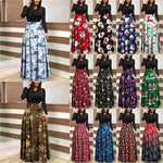 Load image into Gallery viewer, Christmas Dresses for Women Empire Waist Party Cocktail Long Dress
