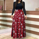 Load image into Gallery viewer, Christmas Dresses for Women Empire Waist Party Cocktail Long Dress
