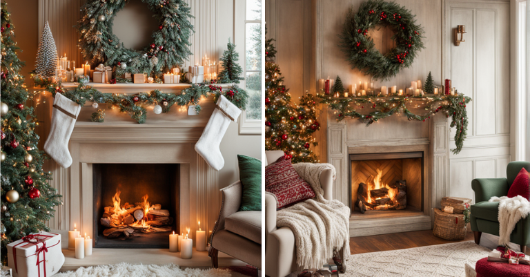 Cozy Christmas Fireplace Decor Ideas for a Festive Holiday Season