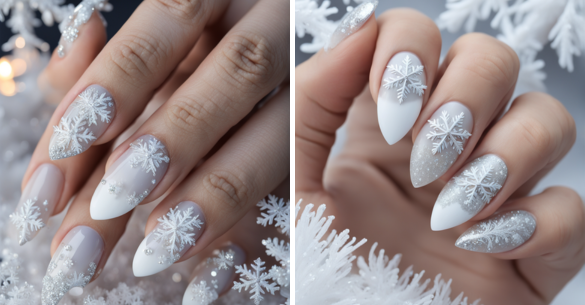 White Christmas Nails: A Timeless Winter Wonderland